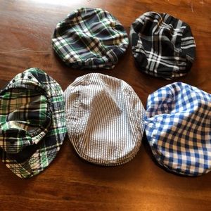 5 basically brand new boy toddler boys hats.